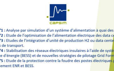 Sujets de stage 2027